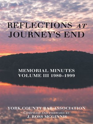 cover image of Reflections at Journey's End
